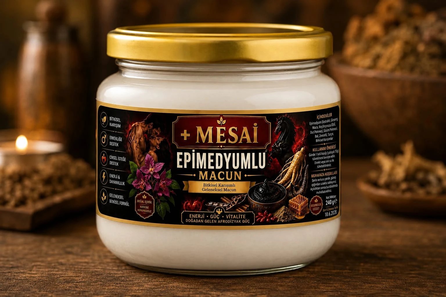 Tuana Bitkisel epimedyumlu açık macun